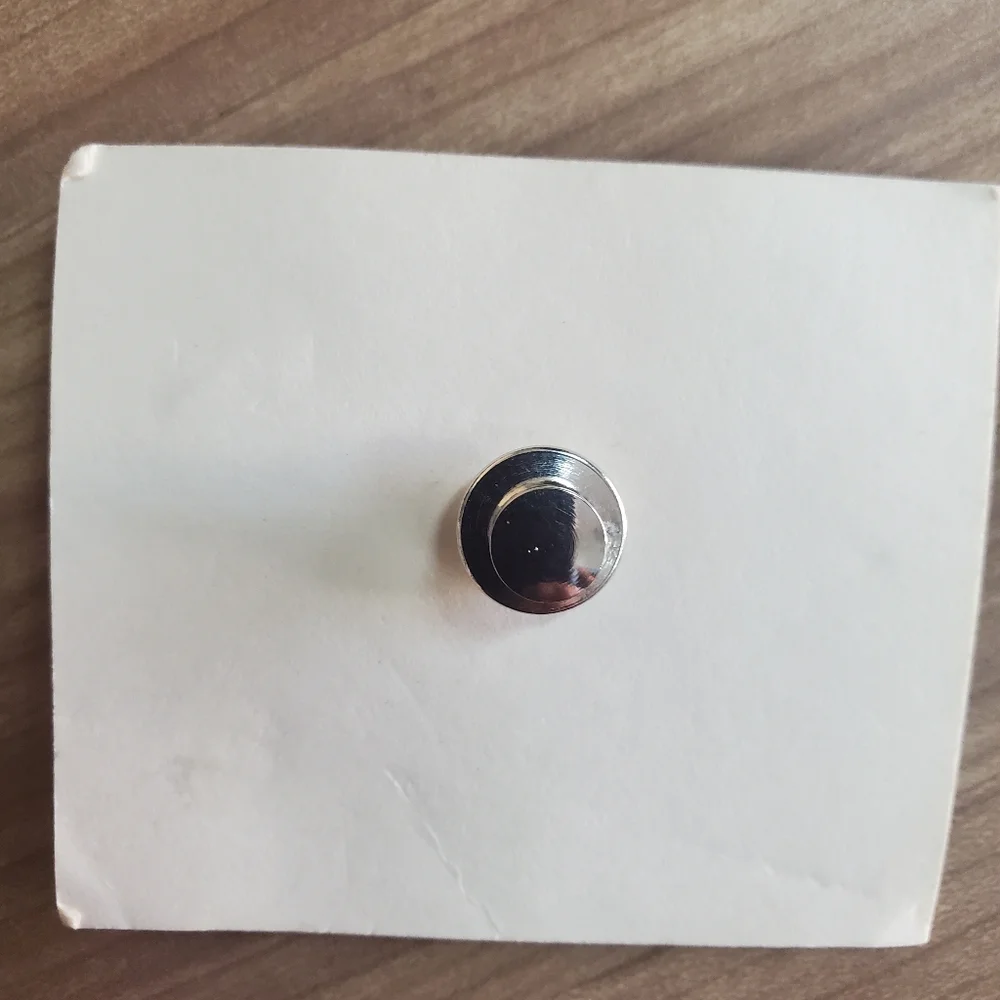 Sterling Silver Soccer Ball Pin